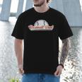 Baseball Dad Cool Simple Vintage Look Sports Graphic Men T-Shirt