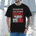 Baseball Dad Cute Love Home Run Pitcher Catcher Baseball Fan Men T-Shirt