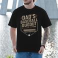 Baseball Baseball Dad Dugout Family Matching Men T-Shirt