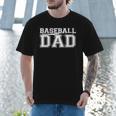 Baseball Dad Father Son Proud Daddy Love Baseball Men T-Shirt