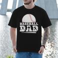 Baseball Dad Father Sport Fan Men T-Shirt Baseball Dad Father Sport Fan Men T-Shirt