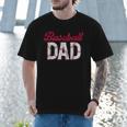 Baseball Dad For Father's Day Dad Daddy Baseball Lover Men T-Shirt