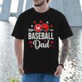 Baseball Dad Baseball Father's Day Baseball Player Men Men T-Shirt