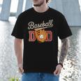 Baseball Dad Fireball Sports Father Fathers Day Daddy Men T-Shirt Baseball Dad Fireball Sports Father Fathers Day Daddy Men T-Shirt