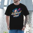Baseball Dad Kids Birthday Baseball Drip Ice Cream Family Men T-Shirt Baseball Dad Kids Birthday Baseball Drip Ice Cream Family Men T-Shirt