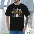 Baseball Dad Leopard Baseball Player Men T-Shirt Baseball Dad Leopard Baseball Player Men T-Shirt