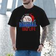 Baseball Dad Life Happy Fathers Day Dad Daddy Baseball Lover Men T-Shirt Baseball Dad Life Happy Fathers Day Dad Daddy Baseball Lover Men T-Shirt