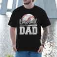 Baseball Dad Baseball Player Game Day Father's Day Men T-Shirt
