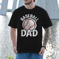 Baseball Dad Baseball Player Men Men T-Shirt Baseball Dad Baseball Player Men Men T-Shirt