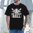 Baseball Dad Softball Game Fathersday Baseball Daddy Men T-Shirt