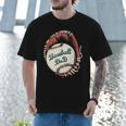 Baseball Dad Softball Glove And Ball Men T-Shirt Baseball Dad Softball Glove And Ball Men T-Shirt
