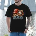 Baseball Dad Spectator Father's Day Game Day Youth Baseball Men T-Shirt Baseball Dad Spectator Father's Day Game Day Youth Baseball Men T-Shirt