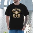 Baseball Dad Sports With Bats And Ball Graphic Men T-Shirt