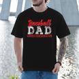 Baseball Dad Most Stressful Position On The Team Player Men T-Shirt