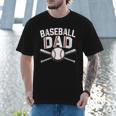 Baseball Dad Tees For Men Boys Kid Happy Fathers Day Men T-Shirt Baseball Dad Tees For Men Boys Kid Happy Fathers Day Men T-Shirt