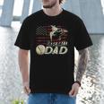 Baseball Dad US Flag For Dad Men Patriotic Fathers Day Men T-Shirt Baseball Dad US Flag For Dad Men Patriotic Fathers Day Men T-Shirt