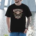 Baseball Fan Dad Father Vintage Baseball Dad Men T-Shirt Baseball Fan Dad Father Vintage Baseball Dad Men T-Shirt