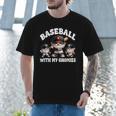 Baseball Gnome Grandpa With Sayings For Baseball Dad Coach Men T-Shirt Baseball Gnome Grandpa With Sayings For Baseball Dad Coach Men T-Shirt
