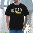 Baseball Player Dad Papa Number One Baseball Dad Fathers Day Men T-Shirt Baseball Player Dad Papa Number One Baseball Dad Fathers Day Men T-Shirt