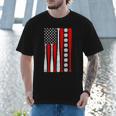 Baseball USA Flag Baseball Lover Baseball Dad Men T-Shirt Baseball USA Flag Baseball Lover Baseball Dad Men T-Shirt