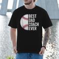 Best Baseball Dad Coach Ever Retro Father Baseball Coach Dad Men T-Shirt Best Baseball Dad Coach Ever Retro Father Baseball Coach Dad Men T-Shirt
