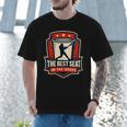 The Best Seat In The House Bucket Dad Baseball Dad Men T-Shirt