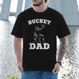 Bucket Dad Softball Dad Baseball Dad Catcher Men T-Shirt Bucket Dad Softball Dad Baseball Dad Catcher Men T-Shirt