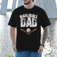 Fathers Day Baseball Dad Men T-Shirt