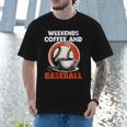 Fathers Day Baseball Dad Parent Men T-Shirt Fathers Day Baseball Dad Parent Men T-Shirt