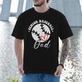 The Last Home Run Season Senior Baseball Dad 2025 2 SIDES Men T-Shirt