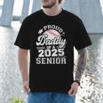 Proud Daddy Of A 2025 Senior Baseball Dad Papa Grad 2025 Men T-Shirt Proud Daddy Of A 2025 Senior Baseball Dad Papa Grad 2025 Men T-Shirt