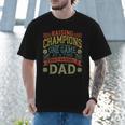 Raising Champions One Game At A Time Proud Baseball Dad Men T-Shirt Raising Champions One Game At A Time Proud Baseball Dad Men T-Shirt