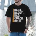 Retro Dada Daddy Dad Coach Bruh Baseball Dad Fathers Day Men Men T-Shirt Retro Dada Daddy Dad Coach Bruh Baseball Dad Fathers Day Men Men T-Shirt