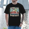 Softball Dad Like a Baseball Dad Gift Men Men T-Shirt Softball Dad Like a Baseball Dad Gift Men Men T-Shirt