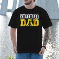 Softball Dad Like A Baseball Dad Definition Men T-Shirt Softball Dad Like A Baseball Dad Definition Men T-Shirt