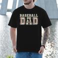 Vintage Baseball Dad Men T-Shirt Vintage Baseball Dad Men T-Shirt