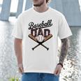 Baseball Dad Father's Day Vintage Baseball Players Men T-Shirt Baseball Dad Father's Day Vintage Baseball Players Men T-Shirt