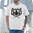 Baseball Dad Happy Fathers Day For Men Wife Daughter Son Men T-Shirt