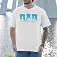 Baseball Dad Ice Cream Drip Happy Fathers Day Premium Men T-Shirt Baseball Dad Ice Cream Drip Happy Fathers Day Premium Men T-Shirt