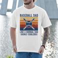 Baseball Dad Like A Normal Dad Only Cooler Premium Men T-Shirt Baseball Dad Like A Normal Dad Only Cooler Premium Men T-Shirt