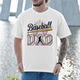 Baseball Dad Player Cool Retro Sports Fan Father's Day Premium Tri-Blend Men T-Shirt Baseball Dad Player Cool Retro Sports Fan Father's Day Premium Tri-Blend Men T-Shirt
