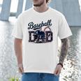 Baseball Dad Proud Fathers Sports Gear Men T-Shirt