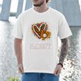 Baseball Daddy Leopard Heart Colorful Premium Men T-Shirt Baseball Daddy Leopard Heart Colorful Premium Men T-Shirt