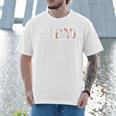 Baseball Player Number One Baseball Dad Father's Day Raglan Baseball Tee Men T-Shirt