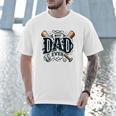 Best Dad Ever Father's Day Sports Papa Baseball Daddy Men T-Shirt Best Dad Ever Father's Day Sports Papa Baseball Daddy Men T-Shirt