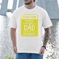 Caution Serious Baseball Dad Something To Be Feared Premium Men T-Shirt Caution Serious Baseball Dad Something To Be Feared Premium Men T-Shirt