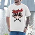 Father's Day Baseball Dad Daddy Vintage Game Day Boys Kids Men T-Shirt Father's Day Baseball Dad Daddy Vintage Game Day Boys Kids Men T-Shirt