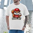 Game Day Baseball Dad Baseball Mam Father's Day Men T-Shirt Game Day Baseball Dad Baseball Mam Father's Day Men T-Shirt