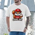 Game Day Baseball Dad Baseball Mam Father's Day Premium Men T-Shirt Game Day Baseball Dad Baseball Mam Father's Day Premium Men T-Shirt