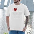 I Love Hot Baseball Dads Red Hearts Premium Men T-Shirt I Love Hot Baseball Dads Red Hearts Premium Men T-Shirt